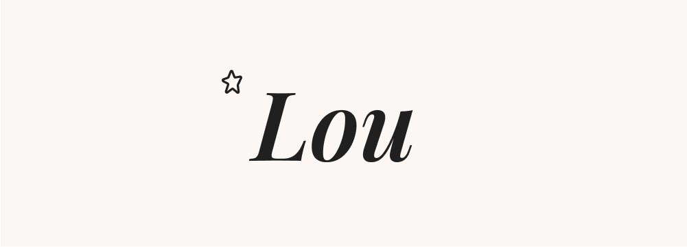 Lou, court et doux, est parfait pour les parents à la recherche d'un prénom mixte non genré, évoquant créativité et modernité.