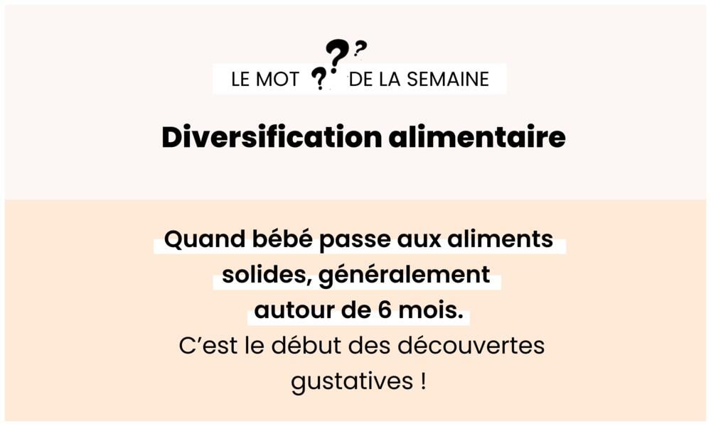Diversification alimentaire – Introduction des aliments solides chez bébé.
