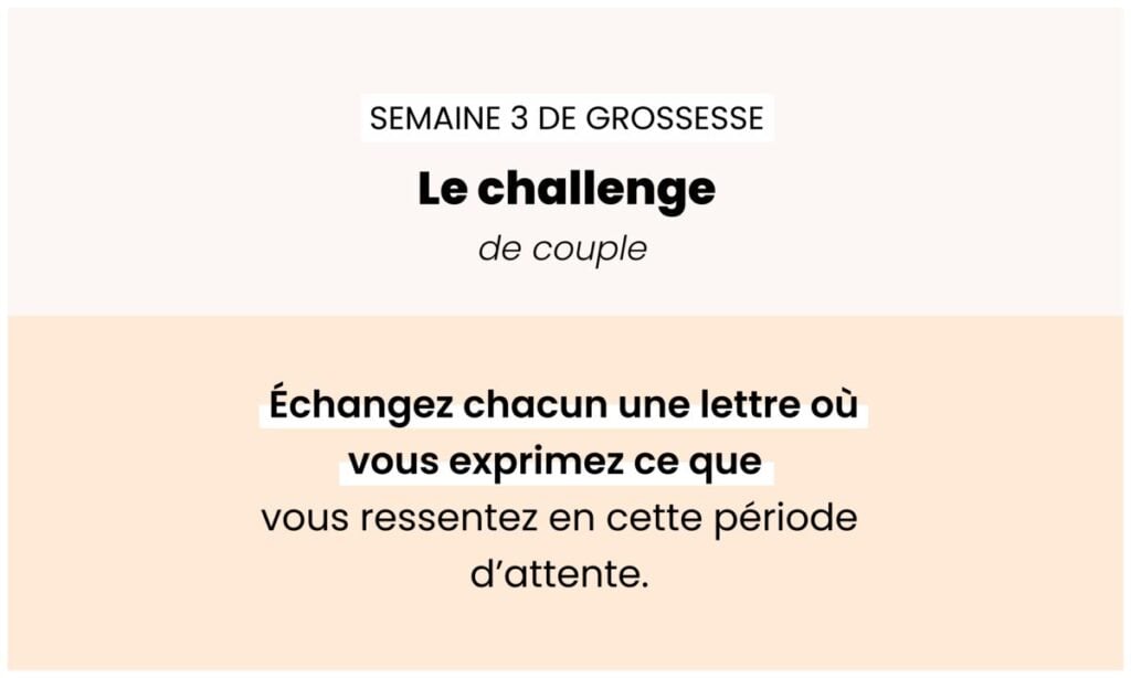couple à 5 semaines d’aménorrhée