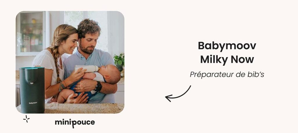 meilleur préparateur de biberon Babymoov Milky Now pour eau à température parfaite et utilisation quotidienne