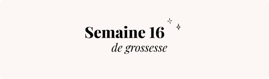 Semaine 16 de grossesse (milieu du 4e mois) – Tout savoir, guide