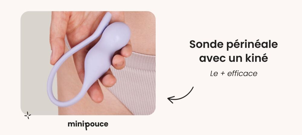 Sonde périnéale utilisée avec un kinésithérapeute : méthode efficace de rééducation du plancher pelvien