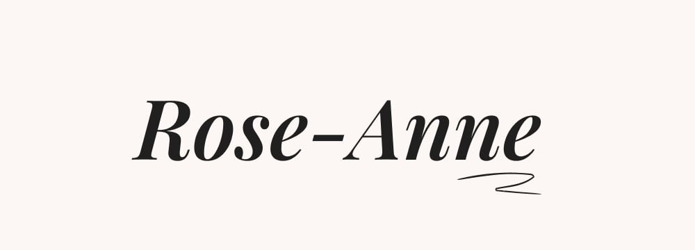 rose-anne, prénom composé féminin pour futur bébé