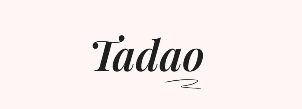 prénom japonais masculin Tadao ancien et traditionnel