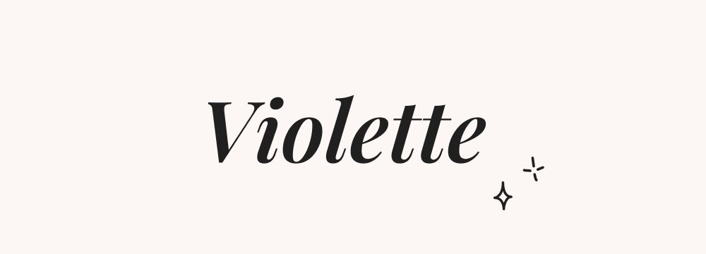 Violette, prénom français fille floral et vintage, au charme rétro et à la douceur printanière