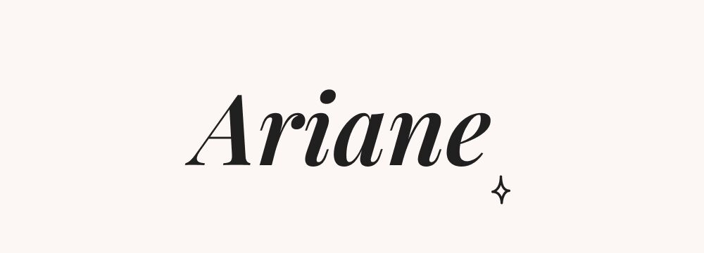 Ariane, prénom mythologique fille élégant et intelligent, symbole de sagesse, de fil conducteur et de courage