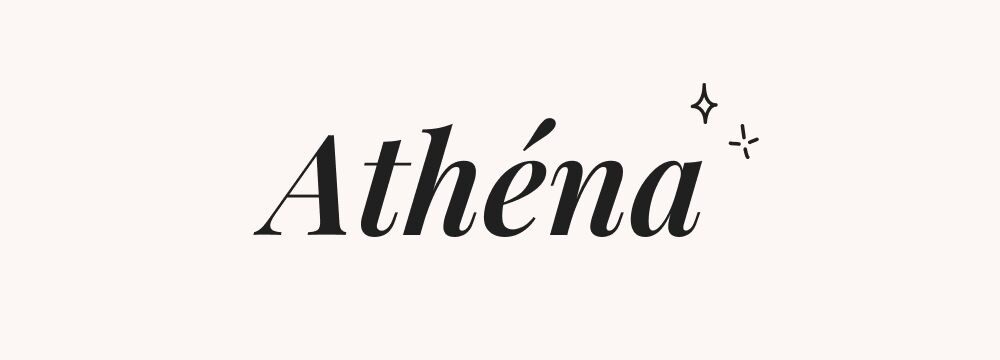 Athéna, prénom mythologique fille fort et savant, inspiré de la déesse grecque de la sagesse et du courage