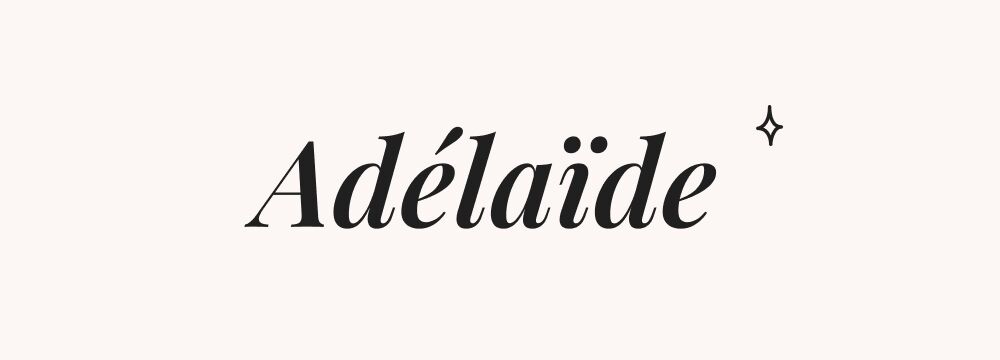 Adélaïde, prénom français fille ancien et noble, synonyme de distinction et de raffinement