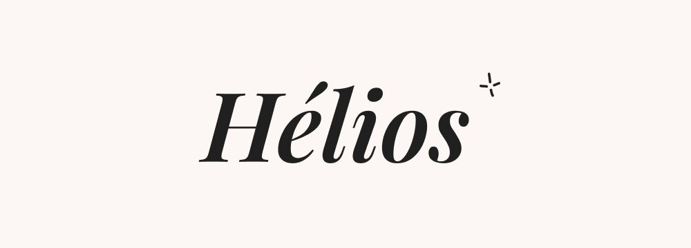 Hélios, prénom mythologique garçon solaire et éclatant, inspiré du dieu grec du soleil
