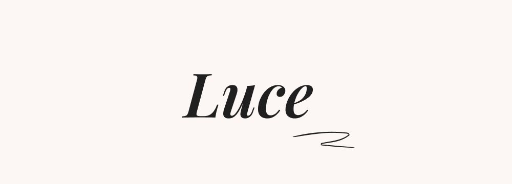 Luce, prénom français fille court et éclatant, symbole de lumière et de simplicité élégante