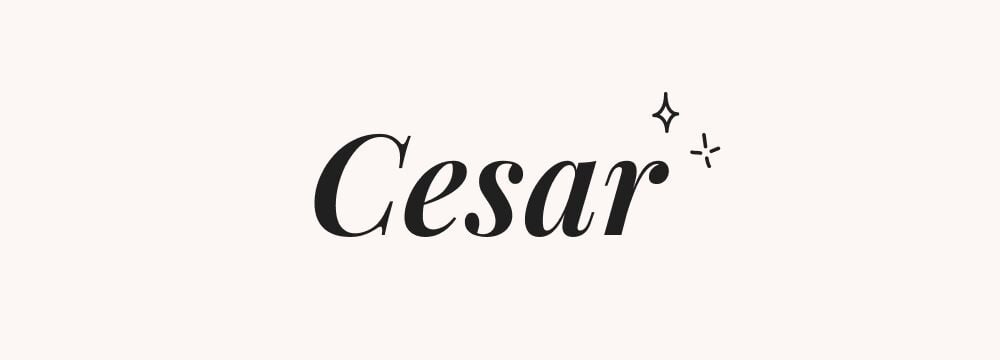 Selection idées prénoms italiens pour garçon, Cesar meilleur prénom italien