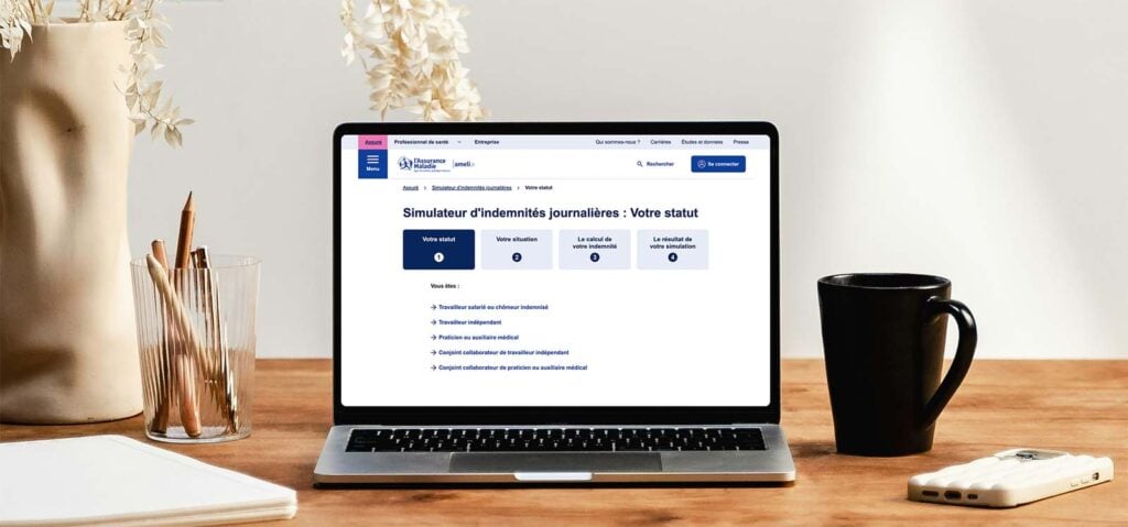 Simulateur en ligne permettant d’estimer ses droits, utilisé comme ressource pour anticiper les aides financières naissance bébé