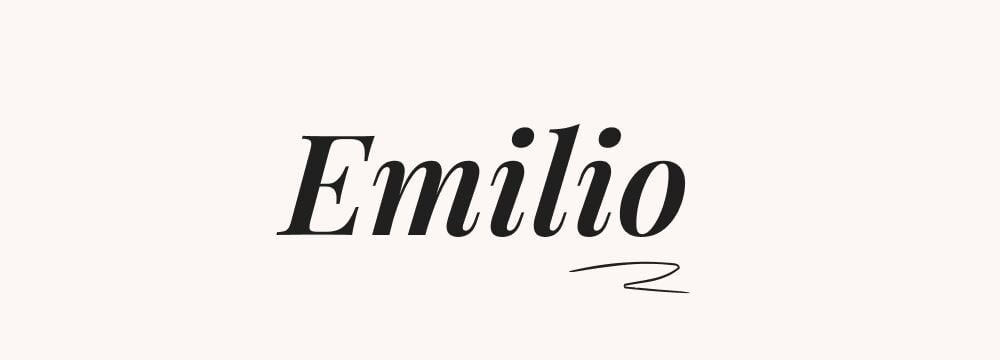 Emilio, prénom italien garçon classique et chaleureux, idéal pour futurs parents cherchant un prénom bébé doux