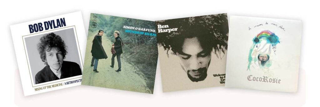 Choix d’albums folk poétiques, adaptés pour créer une atmosphère douce et introduire une musique bébé naturelle et enveloppante au moment du coucher ou des jeux calmes