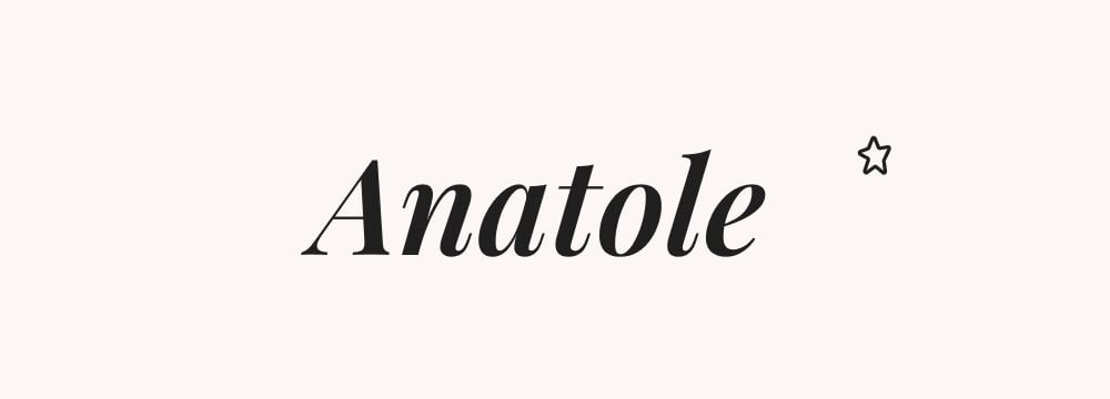 Anatole, prénom garçon ancien, parmi meilleur prénom français garçon