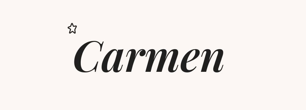Prénom espagnol classique Carmen signifiant chant pour parents cherchant un prénom passionné
