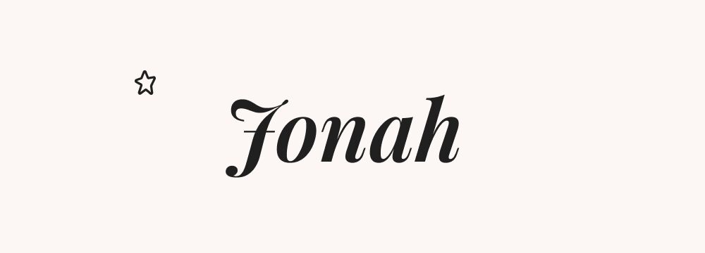 Jonah, prénom américain garçon doux et intemporel, populaire outre‑Atlantique