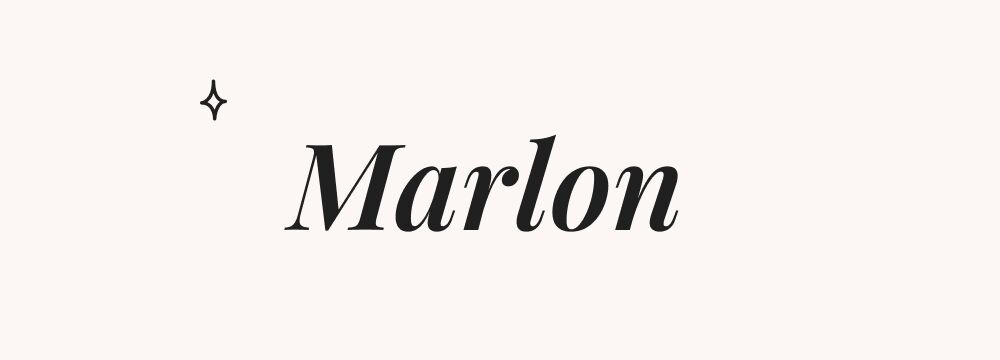 Marlon, prénom américain garçon charismatique et original
