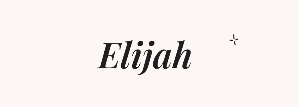 Elijah, prénom américain garçon biblique et tendance aux USA