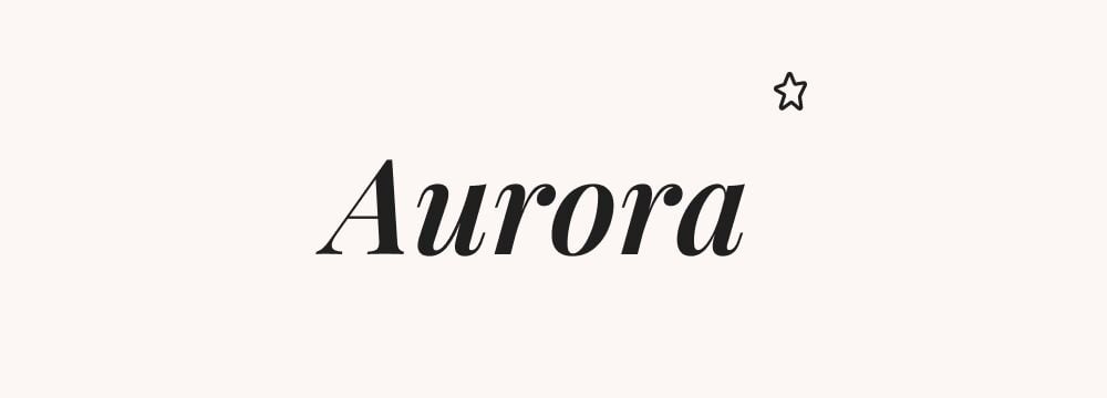 Aurora, prénom américain fille féérique et international, tendance naissance