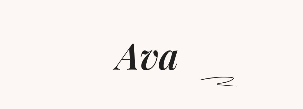 Ava, prénom américain fille court et élégant, star des prénoms aux USA
