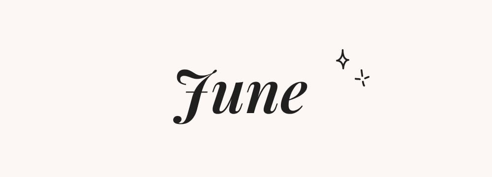 June, prénom américain fille court et vintage, inspiration douce et minimaliste