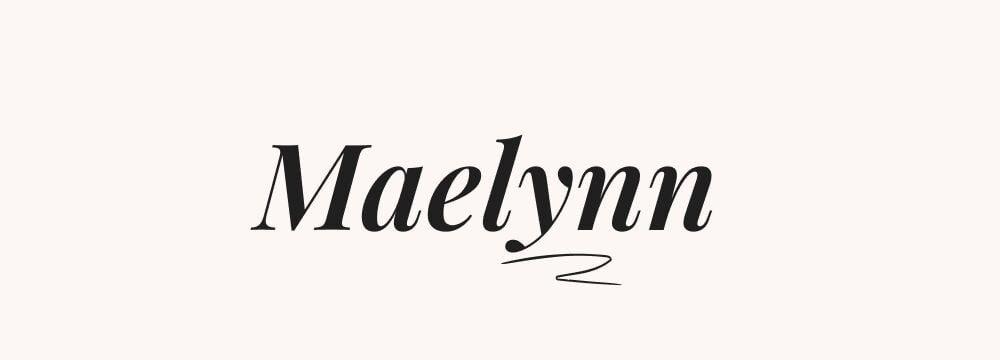 Maelynn, prénom américain fille moderne aux sonorités douces et actuelles