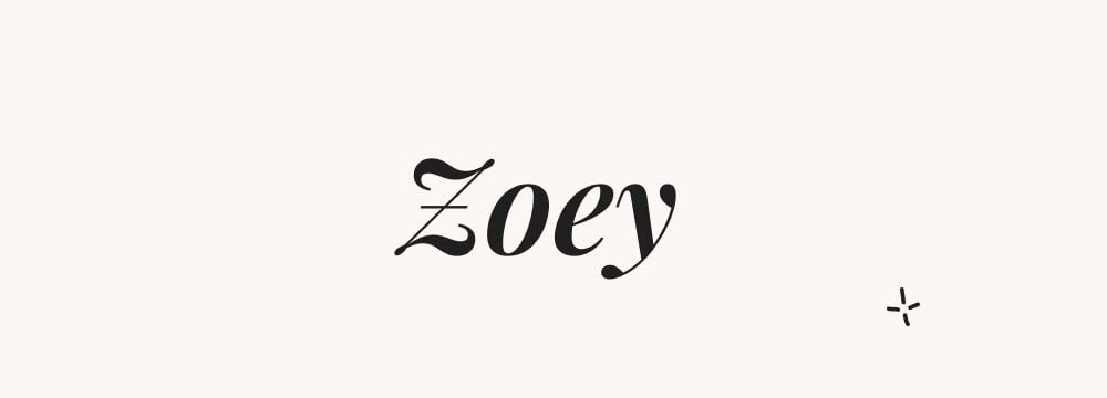 Zoey, prénom américain fille dynamique et moderne, variante anglophone tendance
