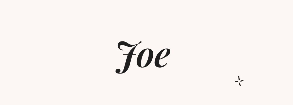 Joe, prénom masculin américain simple et intemporel