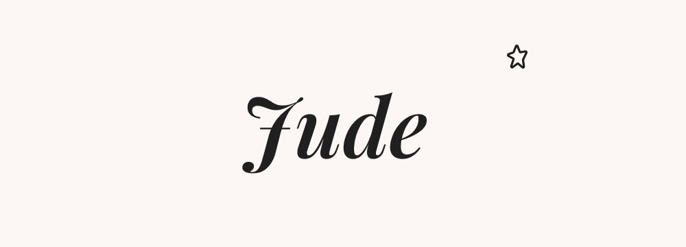 Jude, prénom américain garçon court et élégant, inspiration anglophone