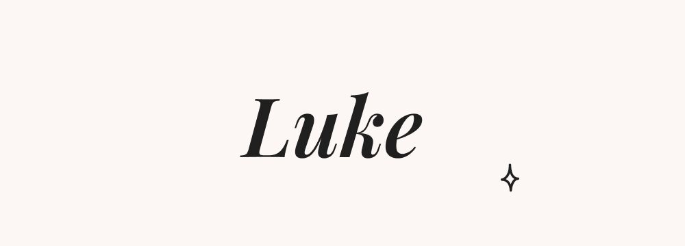 Luke, prénom américain garçon court et biblique, très populaire