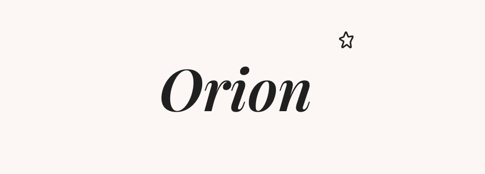 Orion, prénom américain garçon original inspiré des étoiles
