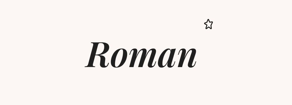 Roman, prénom américain garçon fort et moderne, en progression