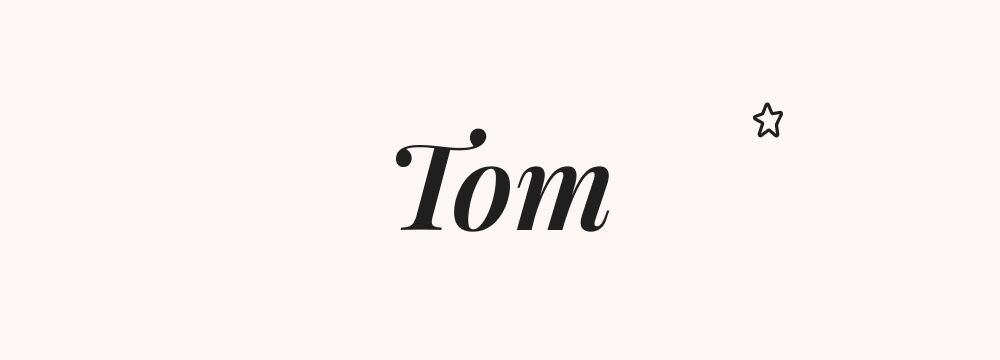 Tom, prénom américain garçon classique et indémodable