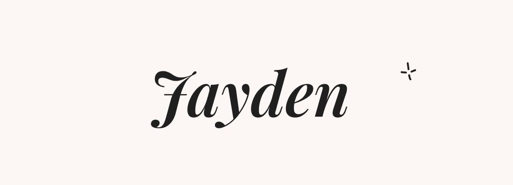 Jayden, prénom américain garçon contemporain et tendance