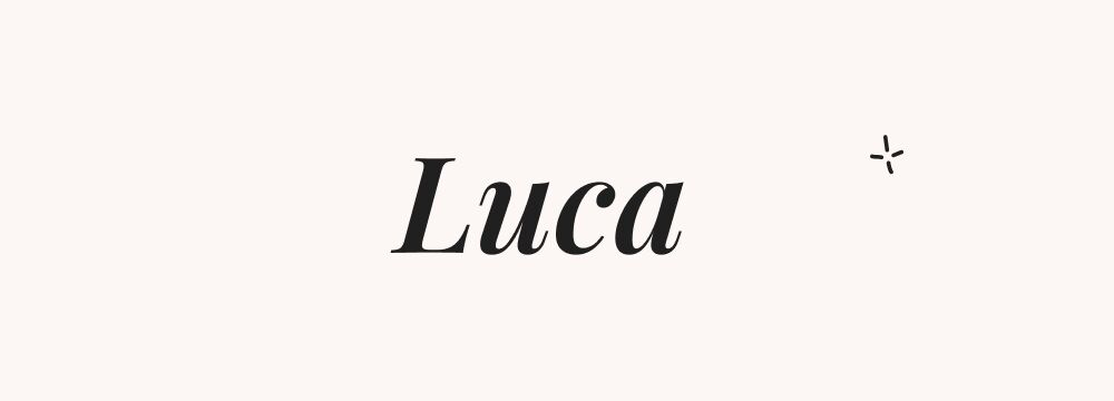 Luca, prénom américain garçon international et tendance