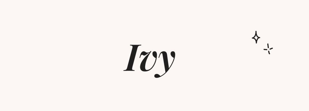 Ivy, prénom américain fille court et végétal, tendance dans les pays anglophones