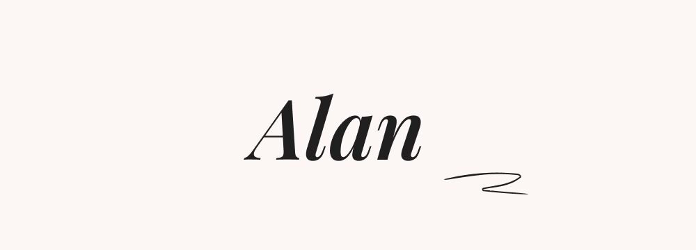 Alan, prénom masculin américain classique et intemporel pour bébé garçon