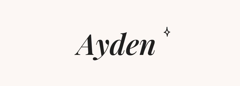 Ayden, prénom américain garçon moderne aux sonorités actuelles