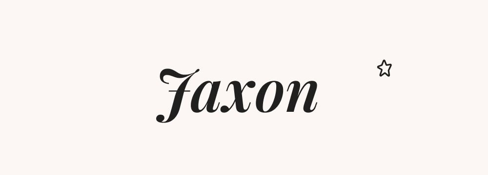 Jaxon, prénom américain garçon tendance avec orthographe moderne
