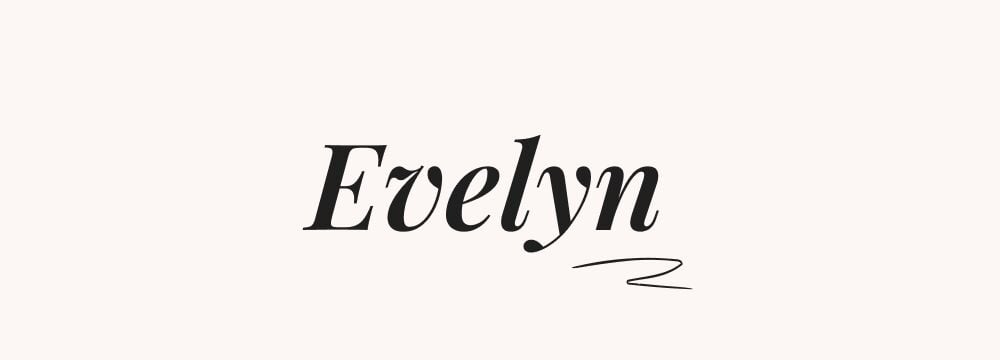 Evelyn, prénom américain fille raffiné et ancien remis au goût du jour