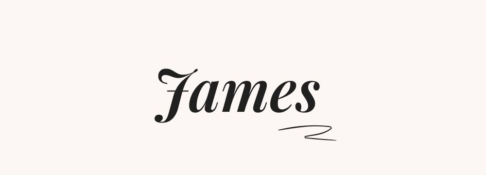 James, prénom américain garçon classique et indémodable