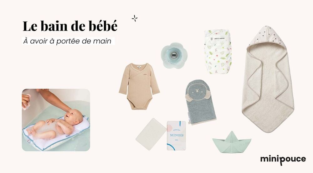 Comment donner bain bébé : liste des indispensables à préparer avant le bain