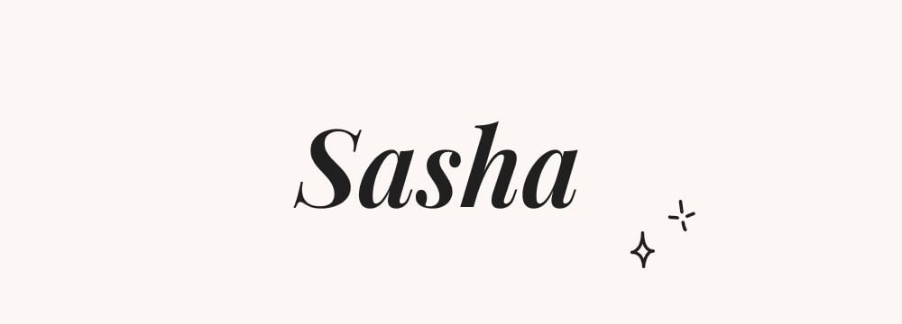 Sasha, prénom russe mixte tendance pour fille, l'un des meilleurs prénoms slaves populaires