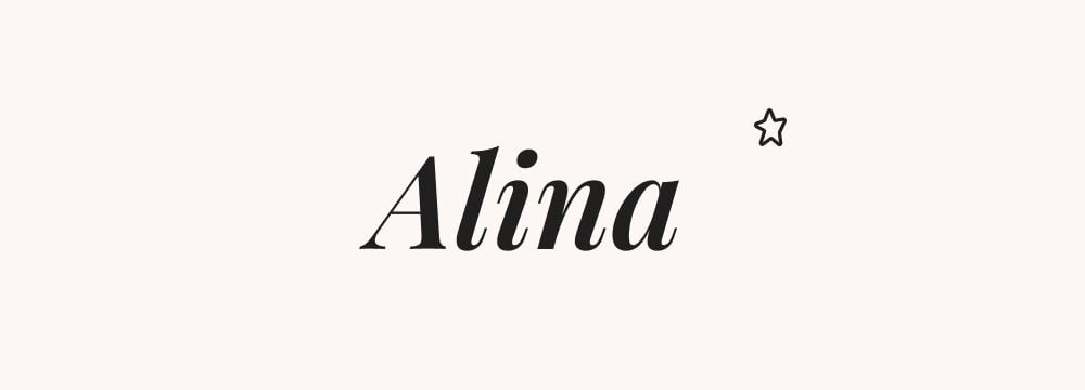 Alina, prénom russe pour fille doux et tendance, meilleur prénom slave féminin en vogue