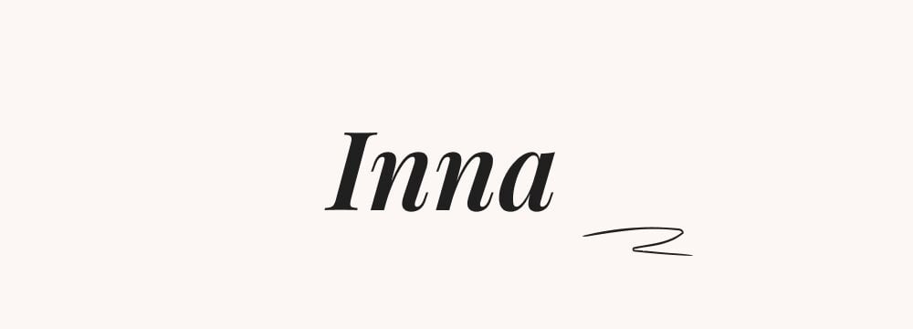 Inna, prénom russe pour fille court et tendance, prénom slave féminin moderne