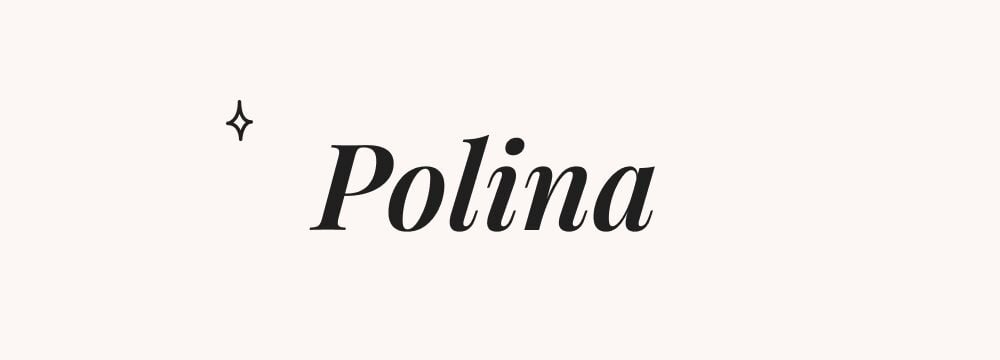 Polina, prénom russe traditionnel pour fille, beau prénom slave classique