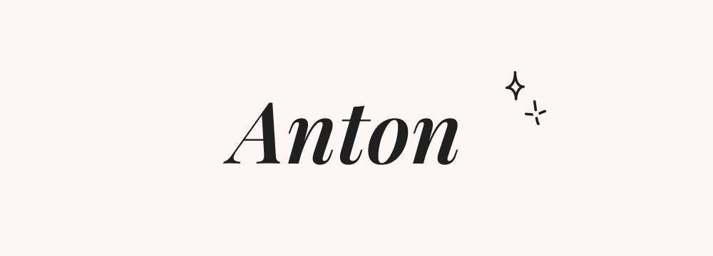 Anton, meilleur prénom russe pour garçon court et élégant, classique slave indémodable