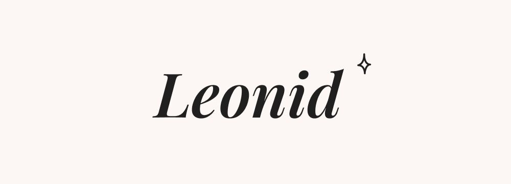 Leonid, prénom russe masculin classique et fort, beau prénom slave historique pour garçon