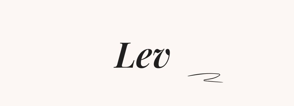 Lev, prénom russe pour garçon court et fort, meilleur prénom slave masculin signifiant "lion"